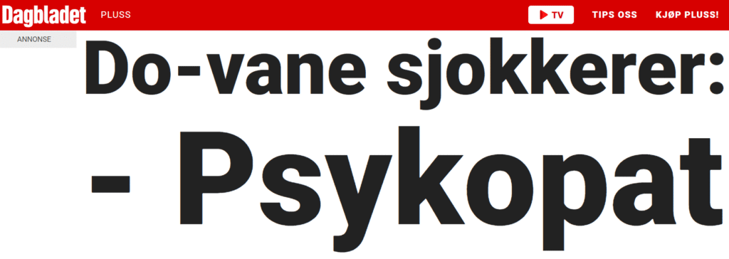 Overskrift fra Dagbladet