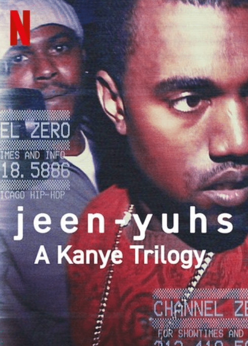 Bilde av plakaten til Netflix-dokumentaren om Kanye West