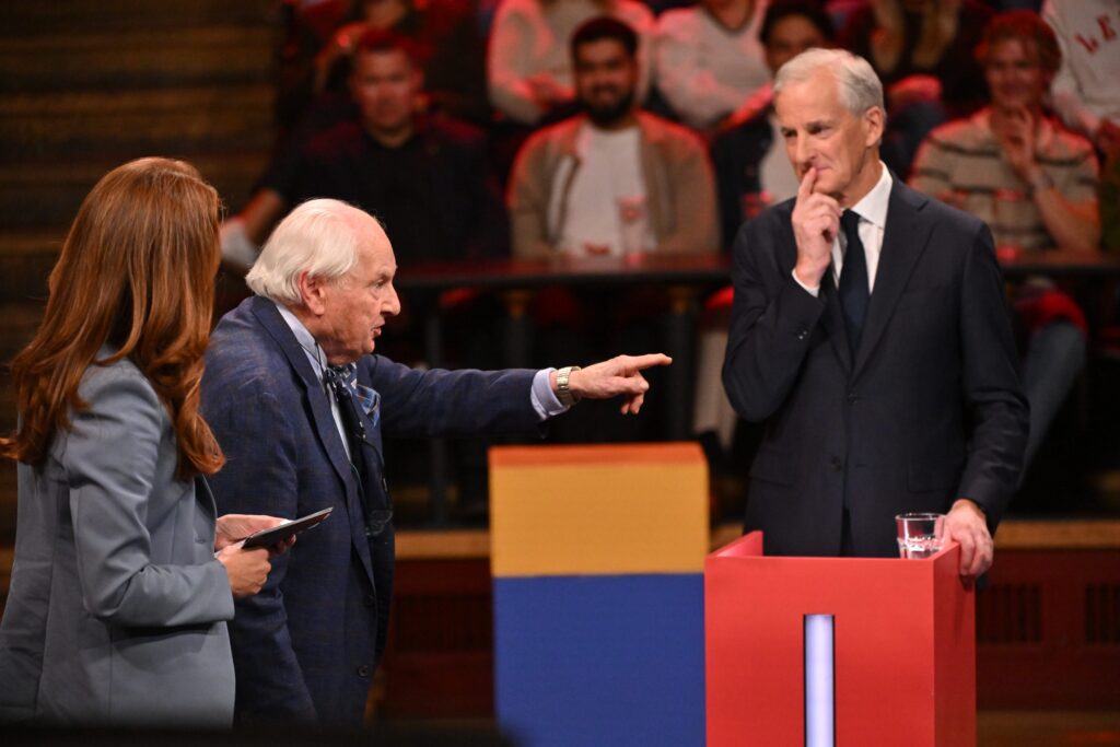 Statsminister Støre og Odd Grann