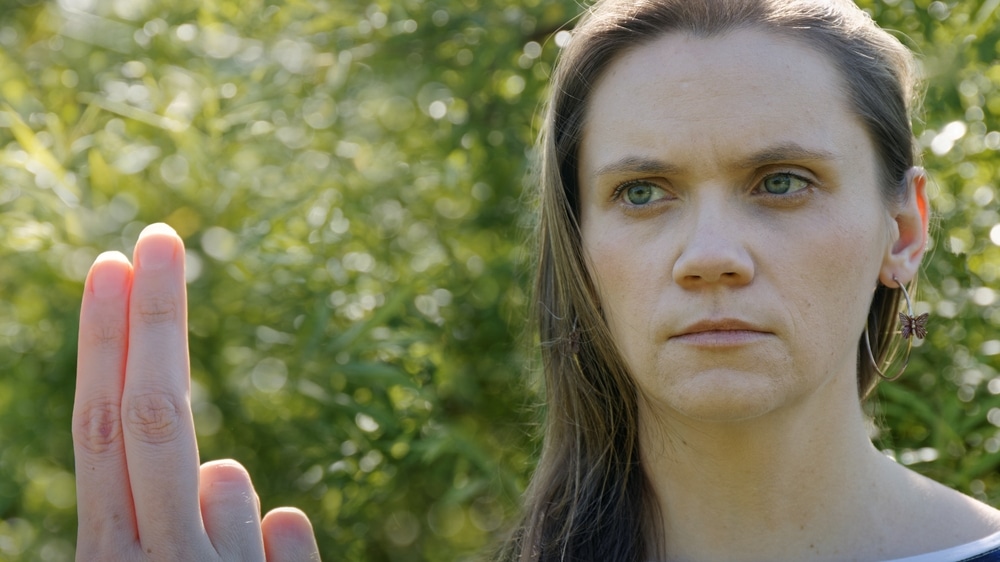 Kvinne under EMDR-behandling