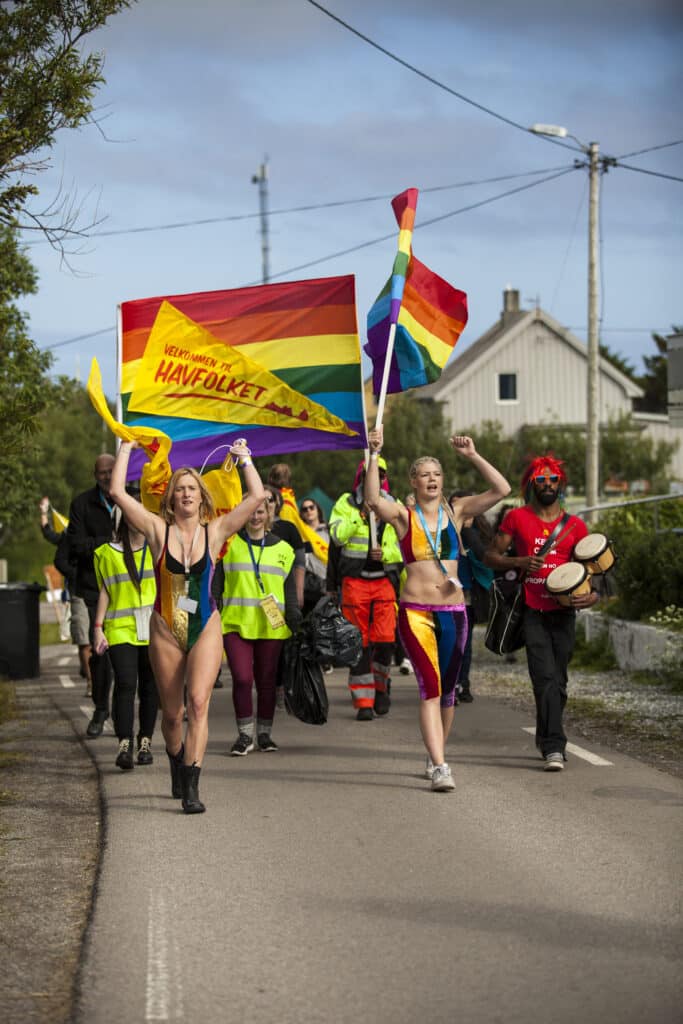 Pridetog på Træna, 2015